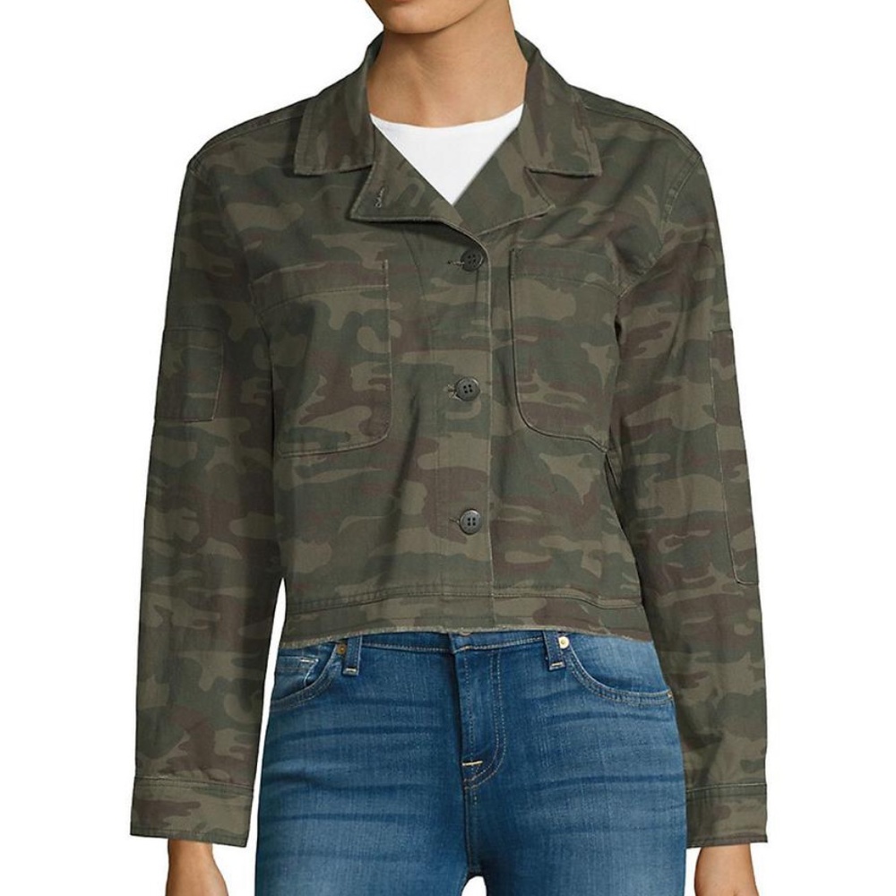 ANTHROPOLOGIE | SANCTUARY CAMO JACKET (Size S)